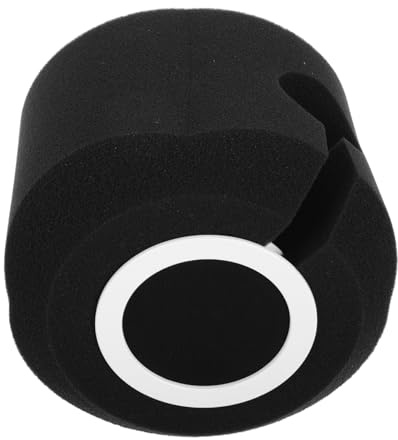 TEMPNAP Microphone Isolation Wind with Efficient Reduction and Noise Sound Acoustic Filter Pop Windshield Cover Sponge Windscreen for Condenser Recording Microphones for Live