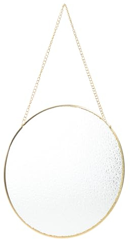 Healifty Unfinished Round Suncatcher Blank Diy Suncatcher for Window Decoration Glass Hanging Pendant with Chain Paint Your Own Round Craft for Home Office Decor