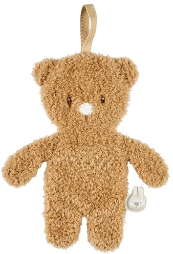 Nattou Schnuffeltuch Bär, Mit Schnullerhalter, 100% Polyester, Teddy, Braun