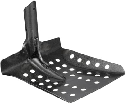 Didiseaon Pelle à Tamiser la Boue en Métal Robuste, Adaptée au Nettoyage des Égouts et Fossés, Outil de Jardinage pour Entretien des Drains Extérieurs