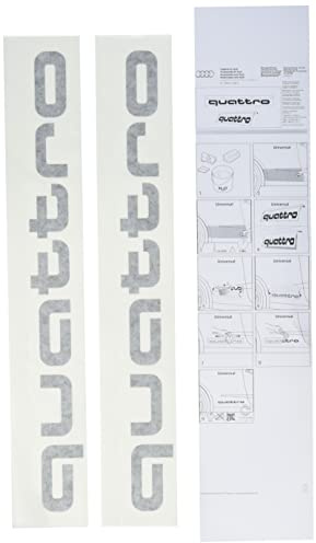 Audi 4G0064317Y9B Original Quattro Dekorfolie Quattro Schriftzug Schwarz