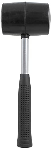 DEKTON DT10216 Rubber Mallet, Steel Handle, 32oz Heavy Duty, Anti-Slip Grip