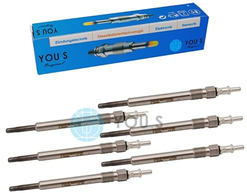 6 Stück YOU.S Original Glühkerzen Länge: 131,0 mm Spannung: 11,5 V - 0011594201