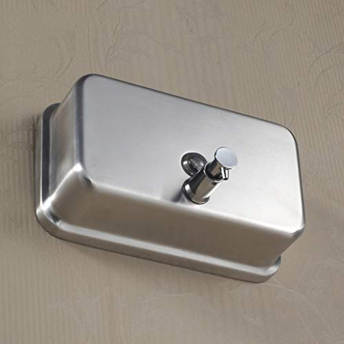 DLT Manueller Nickel Hand Edelstahl Desinfektionsspender 1000ml / 34oz Wandmontierter Seifenspender, Frischgel im Eingangsbereich, Badzubehör