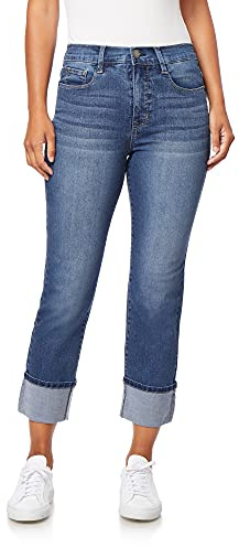 Angels Forever Young Women's Signature Straight Crop Jeans, Bali, 16