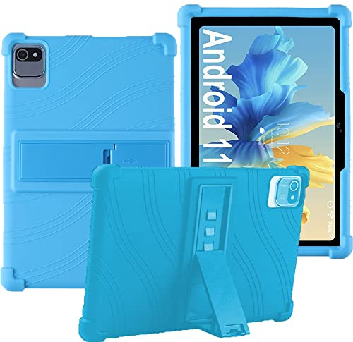 YHFZR Hülle für JIKOCXN K10 10 Zoll Tablet, Leicht Silikon Weich Kindgerechte Hülle mit Standfunktion für JIKOCXN K10 10 Zoll Tablet, Blau
