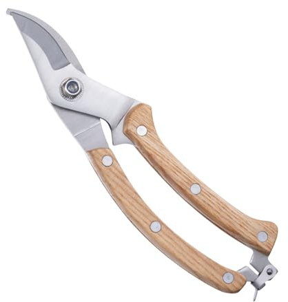 ZoRoll Tijera Recoletora de Podar Jardín, Herramientas Jardineria, Tijera de Jardin ErgonóMicas y Ligeras, Tijeras de Reparación para Ramas de Flores - 188.2g（M）