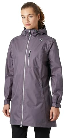 Helly Hansen Damen W Long Belfast Jacke, Geräuchertes Violett, XL