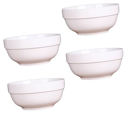 Garneck Schüssel-set 4-teilig Keramikschalen Suppenschüssel Im Japanischen Stil Geschirr Nudelschüssel Für Suppe Salat Pasta Obst
