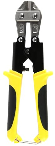 Laroal Pince Multifonction, Mini Coupe-boulons, Coupe-Fils de 20 cm, Coupe-boulons traité thermiquement, Coupe-chaîne avec poignée Ergonomique en Caoutchouc, Coupe-Cadenas, Coupe-Fils de clôture