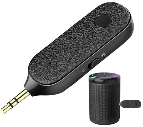 Wireless Aux Cord For Car - Music Headphones Transmitter - Auto Audio Converter, Phone Speaker Converter, Wireless Music Streaming For Wired Headphones/Speaker