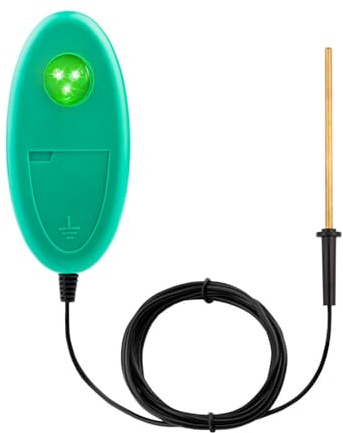 Detects Electric Fence Energizer Pulse Flash Signal LED Light | Tester Indicator for pulsed energizers | Alert Device That Clips to Wire or Tape Fences
