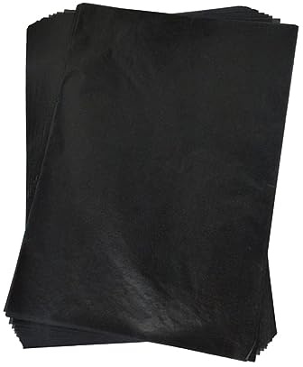 Angoily 75stücke Kohlepapier Transferpapier Schwarz Transparentpapier Graphitpapier Für Kunst Handwerk Papier Und Glattem Holz
