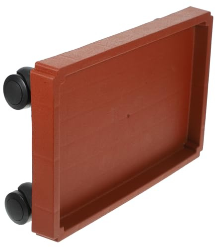 MAGICLULU Vassoio per Piante con Ruote, Supporto Mobile per Vasi Grandi in Plastica Resistente, Carrello Rotolante per Fioriere Pesanti, Adatto per Uso Interno ed Esterno