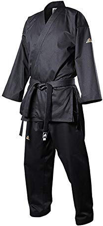 adidas Adi-Open Black Traditional Taekwondo Open Uniform - Size 8(220)