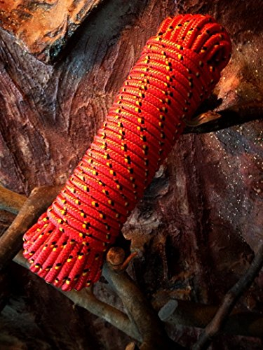 Nr.1 Schnur, Reep Seil, Flechtschnur,Allzweckseil 6 mm x 30 m,Strick, Ersatzseil, Reparaturseil, Schot, Kordel,Spannseil,Rope,Expanderseil,Planenseil,Kunststoffseil, Rot