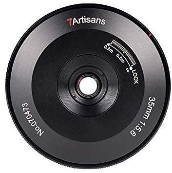 7 Artisans 35mm F5.6 Full Frame Format Pan-Focus Fixed Manual Focus Pancake Lens for Nikon Z Mount Camera Black