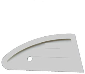 Fugenglätter Fugenabzieher für Silikon und Acryl - Fugenspachtel Glättspachtel Silikonspachtel Silikonglätter Silikonabzieher Silikon Abzieher (1 Stück weiß)
