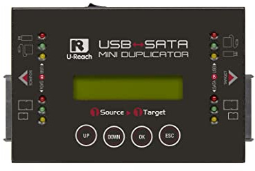 UREACH HQ200H SATA USB Dual Ports HDD Duplikator Kopierstation & Datenradierer