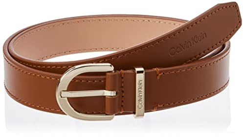 Calvin Klein Damen Ck Must Metal Loop Rnd Belt 25mmk60k610158 Gürtel (1er Pack)