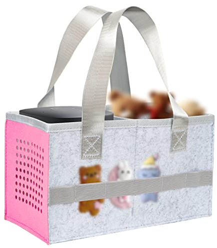 Tasche for toniebox Tonie, Aufbewahrung Box Tragetasche mit Griff, Zubehör Schutzhüllen-Organizer für über 30 Tonie Figuren， für Toniebox Starter Set und Tonies Figur