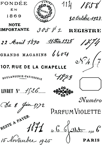 Creative Expressions Sam Poole-Dates from The Past Teilklares Stempel-Set, A5