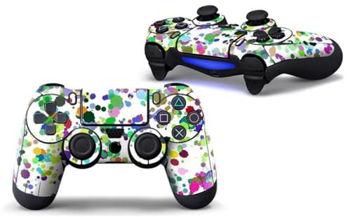 Wonhomke Skin-Aufkleber für Playstation 4 Game Controller Joystick Anti-Rutsch Schutz Aufkleber für PS4 Konsolen Gaming Zubehör (PS4-006)