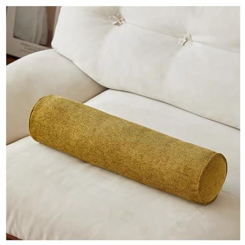 Yekuhe Kissenrolle Nackenkissen Nackenrollenkissen Kissen Rolle, Unterstützung Rückenkissen Bolster Kissen für Hals, Beine, Rücken, Bett(Color 10,20x100cm)