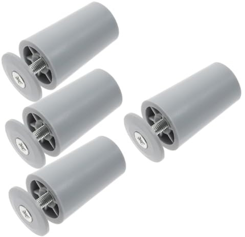 MAGICLULU Topes de Persianas de Plástico y Aleación de Aluminio, Kit de 4 Piezas Resistentes para Persianas Enrollables, Accesorios Fuertes y No Fáciles de Caer para Reparación