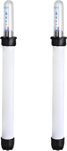 HAFRILY Lechuza, indicatore del livello dell'acqua, 2 pezzi, 16,5 cm, per piante d'appartamento, ricambio per vasi da giardino, fioriere, piante da interni, idroponica, indicatore del livello