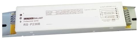 ballast électronique Ballast électronique RS-P236B T8 220 V 2 x 36 W for 2 lampes blanches, paquet de 2