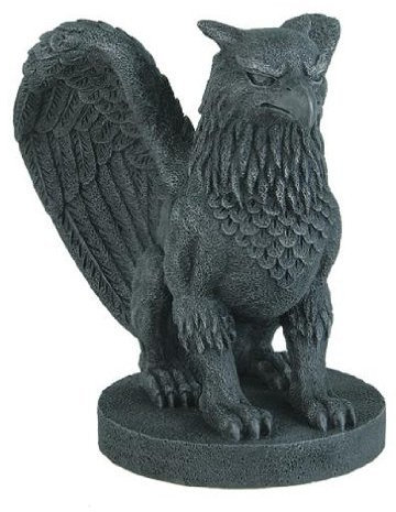 Statue mit Adler-Kopf, Löwe, Torso