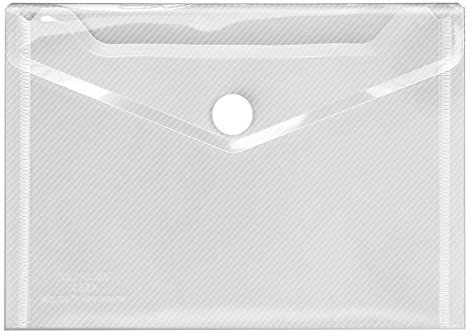 Veloflex 4560000 Projekt-/Dokumententasche Crystal, A6, 10 Stück, transparent