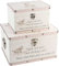 Online Garden Centre Luggage series - Set of 2 Baby Storage Boxes - Little Girls
