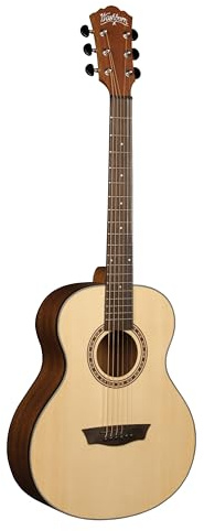 Washburn Apprentice G-Mini 5 con custodia per chitarra acustica