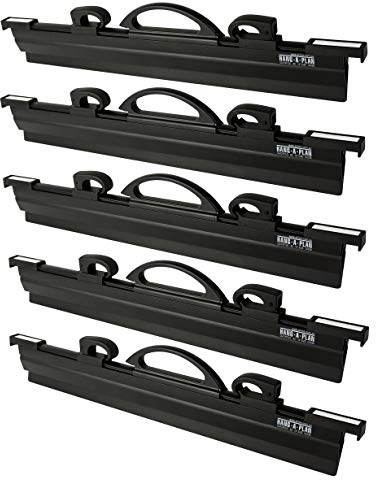 Hang-A-Plan Schnellhefter Hängeschelle 45,7 cm schwarz für bis zu 150 Pläne 5 Stück Klemmen
