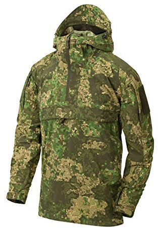 Helikon-Tex Uomo Anorak Mistral Soft Shell Giacca PenCott Wildwood Taglia XL (EU) / L (US)