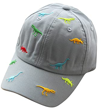 SoonerQuicker Cap Kinder Jungen Mädchen Cap Kinder Dino Sonnenhut Kinder Blumen Cap Kinder Tiere Verstellbar Basecap Kinder Schirmmütze Baby Junge Cappy Kinder Jungen Mütze Mädchen Sommer