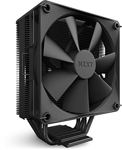 NZXT T120 CPU-Luftkühler – RC-TR120-B1 – CPU-Flüssigkeitskühler – leitfähige Kupferrohre – flüssigkeitsdynamische Lager – AMD- und Intel-Kompatibilität – Schwarz