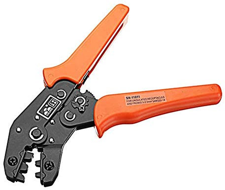 Alicates Herramientas de mantenimiento, SN-11011 Mini Europ Estilo Herramienta de prensado Alicates de prensado 0.5-2.5mm 2 Herramientas multiherramienta Manos Pinzas Herramienta Alicates