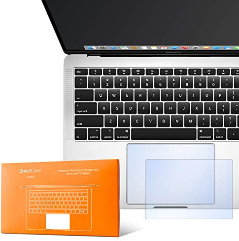 UPPERCASE GhostCover® Touch Premium Trackpad-Protektoren mit matter Oberfläche, kompatibel mit 2023 2024 M2/M3 MacBook Air 15 Zoll, A3114 A2941, 2 Stück, matt transparent