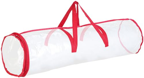 infactory Taschen: Geschenkpapier-Aufbewahrungstasche, transparent, 79 x 22 cm (Geschenkpapier Aufbewahrung, Geschenkrollen Aufbewahrung, Papier)