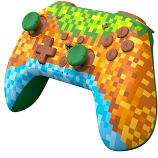 DragonShock – PopTop kompakter, kabelloser Bluetooth-Controller | Wireless Controller kompatibel mit Nintendo Switch und PC| Style Cubes/Mindc.2 Style