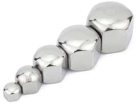 Dado a mano 1/10/20 pz 304 In Acciaio Inox Esagonale Esagono Corto Basso Tappo Sottile Dado Ghianda M3 M4 M5 M6 M8 M10 M12 M14 M16 Copertura Dado Cieco (Size : 1pc M16)