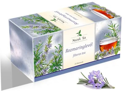 Mecsek Rosemary Leaf Herbal Tea – Rosmarini Folium – Premium All Natural 25 Teabags | Traditional herbal infusion, Premium tea bags, Naturally caffeine free, Everyday herbal tea