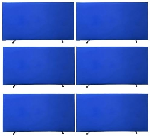 Tischtennis-Zaun 6-teilige Tischtennis-Absperrung mit 420D-Oxford-Tuch – leichter, tragbarer Absperrblock für die Spielfeldumrandung (140 x 75 cm) – Ping-Pong-Schallwand, Feldzaun-Umrandungsblock, ein