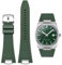 AIYIRUO Bracelets de Montre Tissot PRX Series Powermatic 80,12mm Bracelet en Caoutchouc Souple avec un Adaptateur en Métal Quick release, Tissot PRX Series Montres Bracelet Hommes T137.407/410