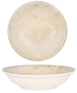 Bonna Placa de servicio - Luz - Porcelana - 15 cm (330cc) - juego de 2