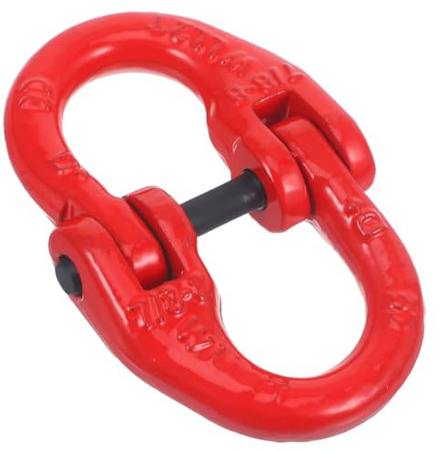GALPADA 2t Collegamento Catena Con Anello Doppio Giunto Di Accoppiamento Per Sollevamento Connettore Per Imbracatura in Acciaio Lega Resistente Fino a 2 Tonnellate