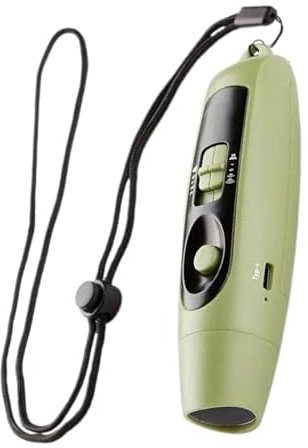 Sifflet manuel, sifflet électronique - Gadget sifflant Gadget polyvalent réglable 3 Différent - Sécurité sportive en plein air sifflet USB rechargeable avec la lanière et la lumière pour le professeur